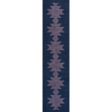 Chayton Minimalist Geometric Machine-washable Area Rug